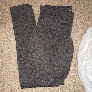 Grey Heathered Leggins